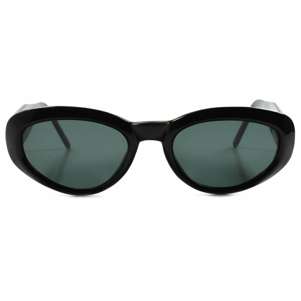 Old stock Classic Genuine Vintage 80s Style Thick Black Frame Cat Eye Sunglasses - Picture 4 of 4